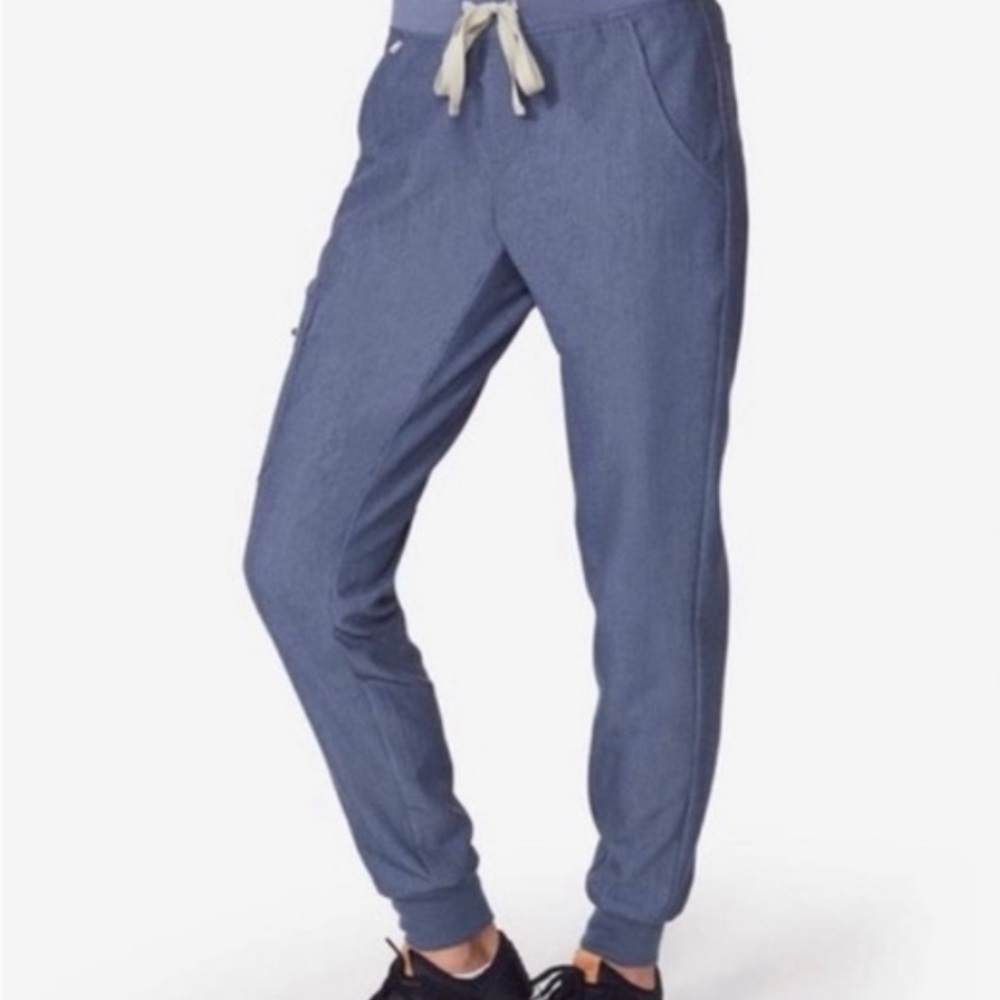 Figs Heather denim zamora joggers M